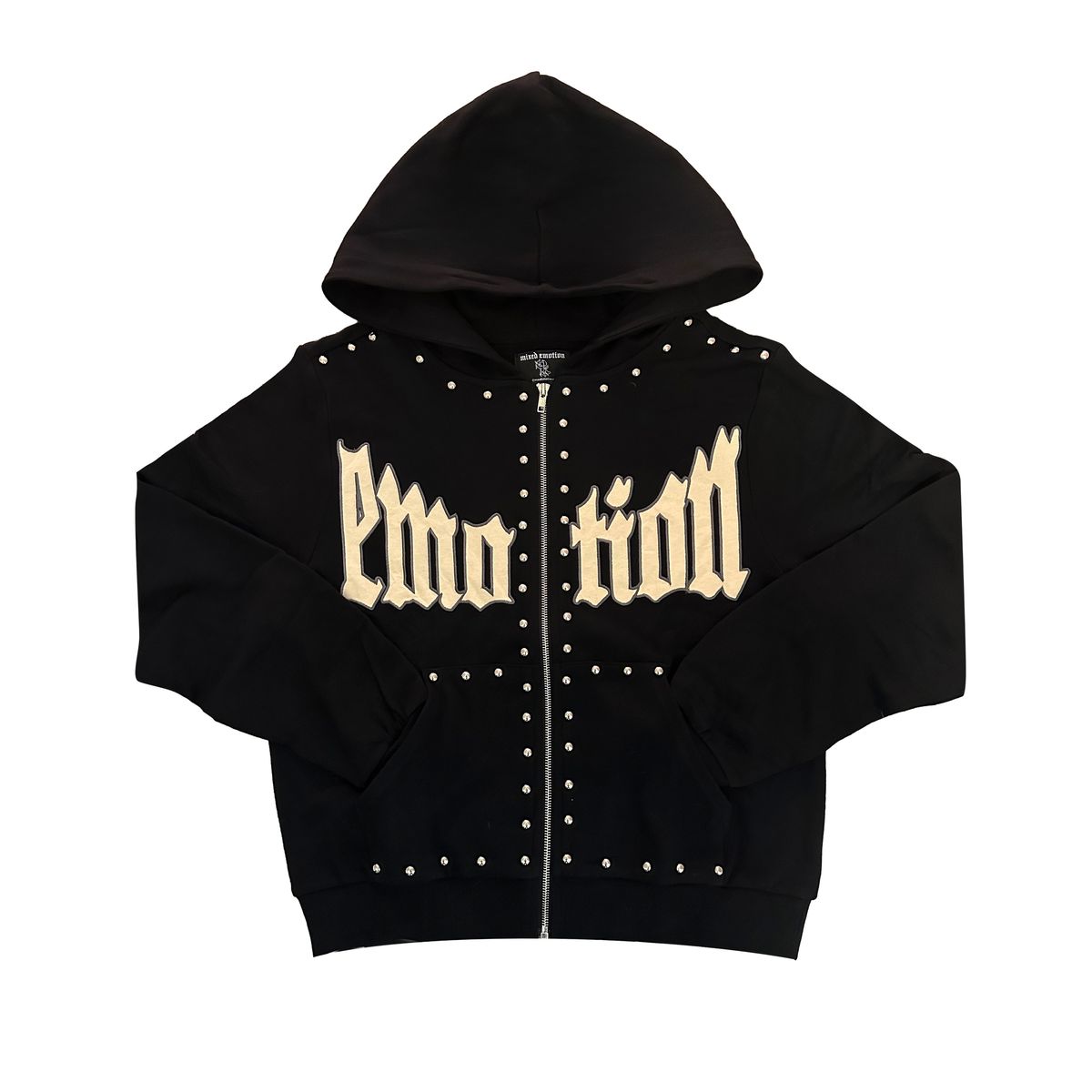 MIXED EMOTION Black 'Crown' Hoodie (Crown-Black-Hoodie)