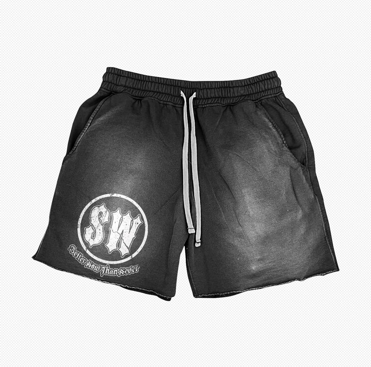 Stop Waiting Black shorts