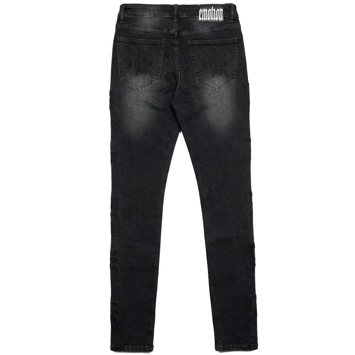 Mixed Emotion ‘Midnight’ Monogram denim