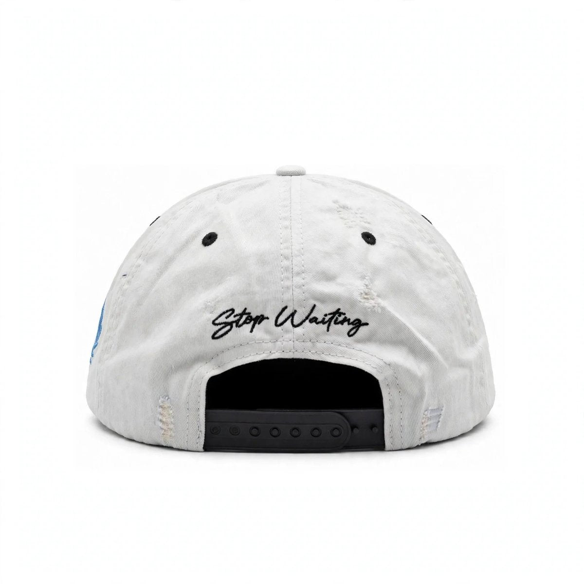 STOP WAITING Good Things Hat White/Grey