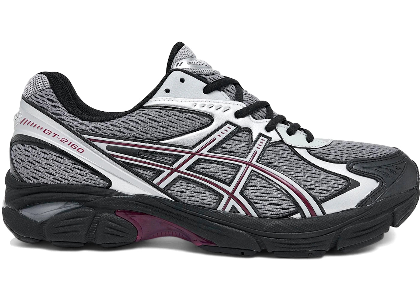 ASICS GT-2160 Black Grey Burgundy