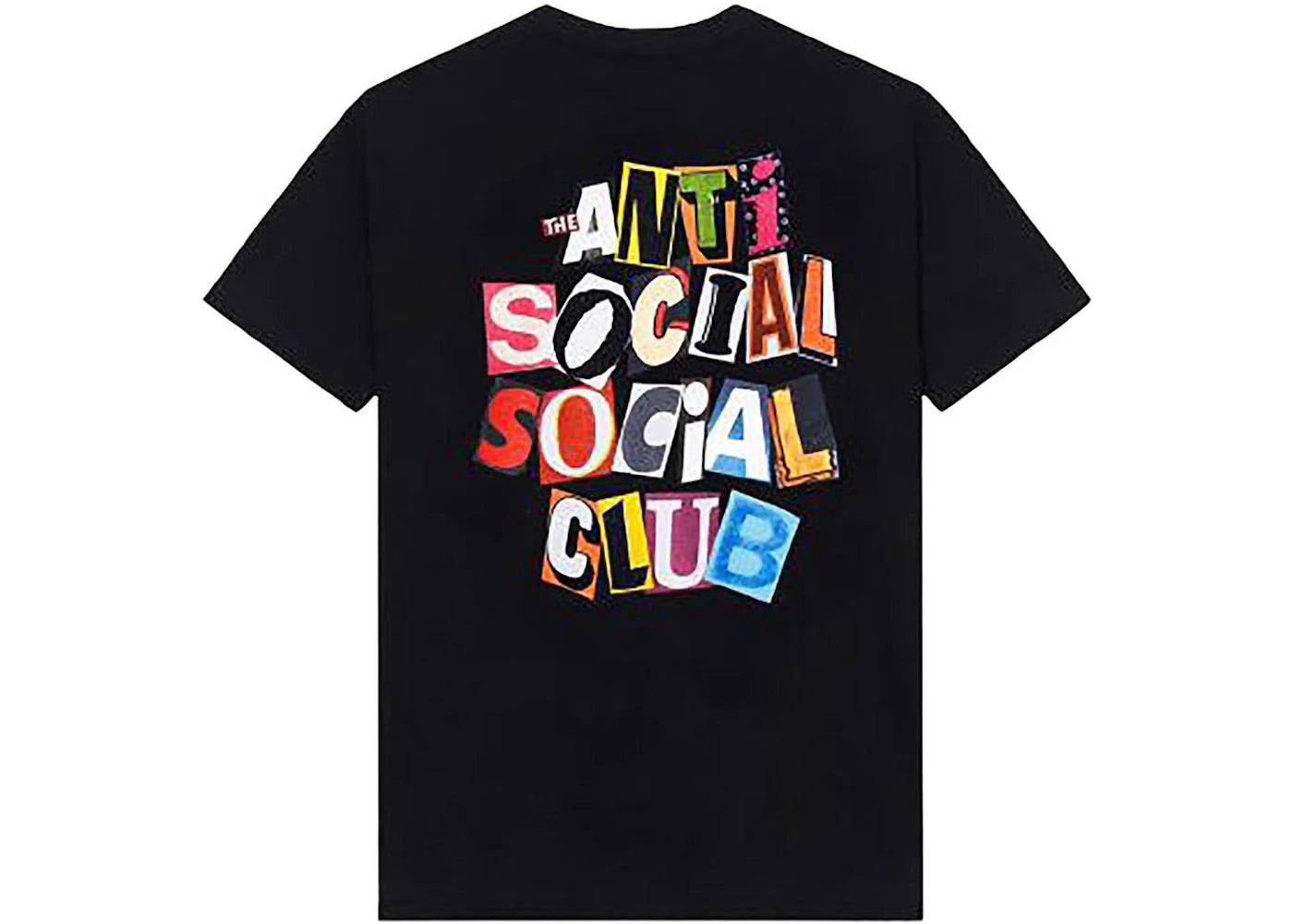Anti Social Social Club Torn Pages Of Our Story Tee Black