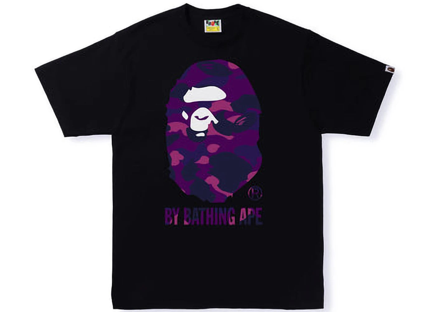 BAPE Color Camo By Bathing Ape Tee (SS22) Black Purple