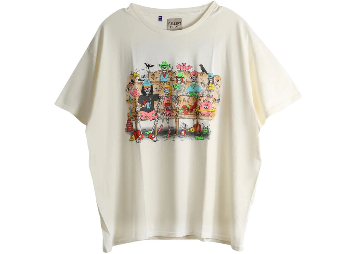 Gallery Dept. Skeleton Beach Theatre Tee Archival White