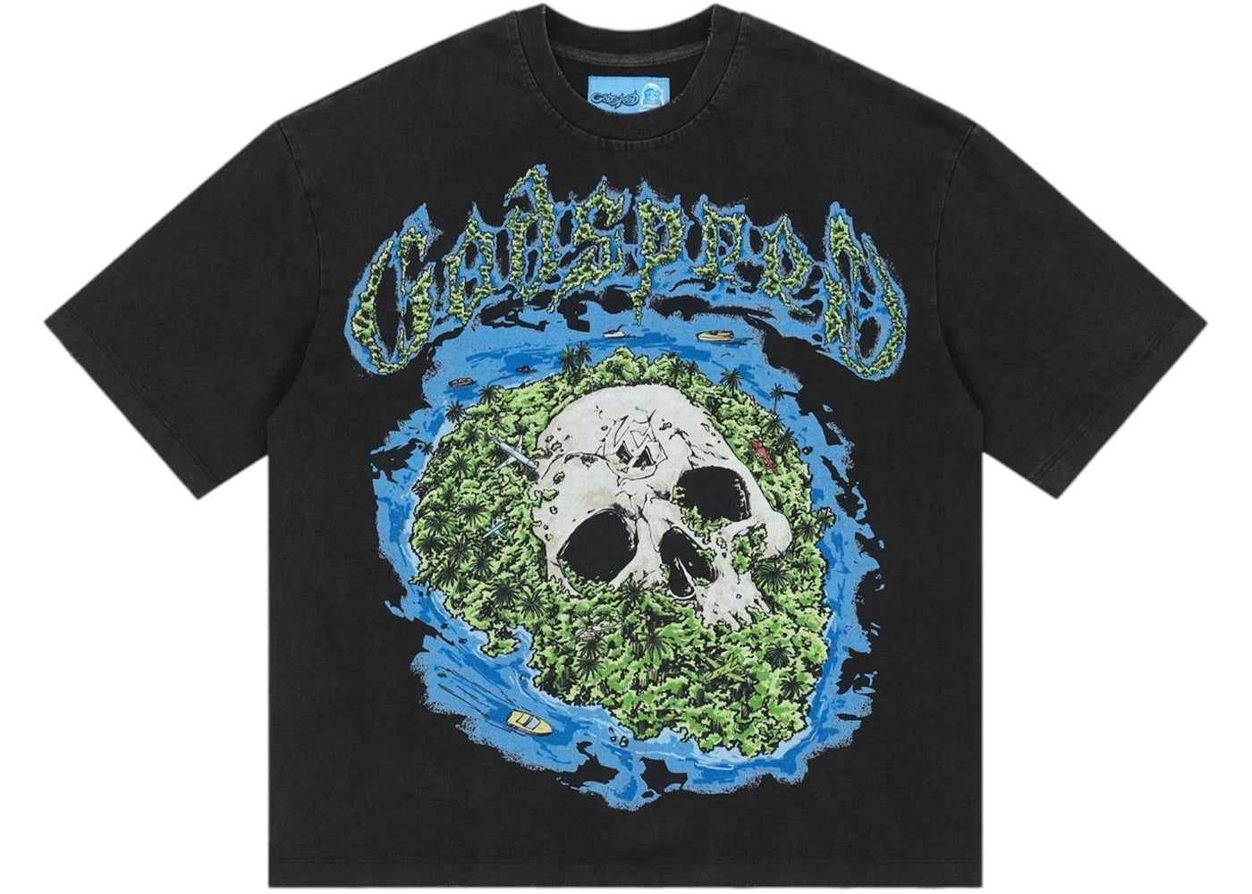 Godspeed Skull Island II T-shirt Black