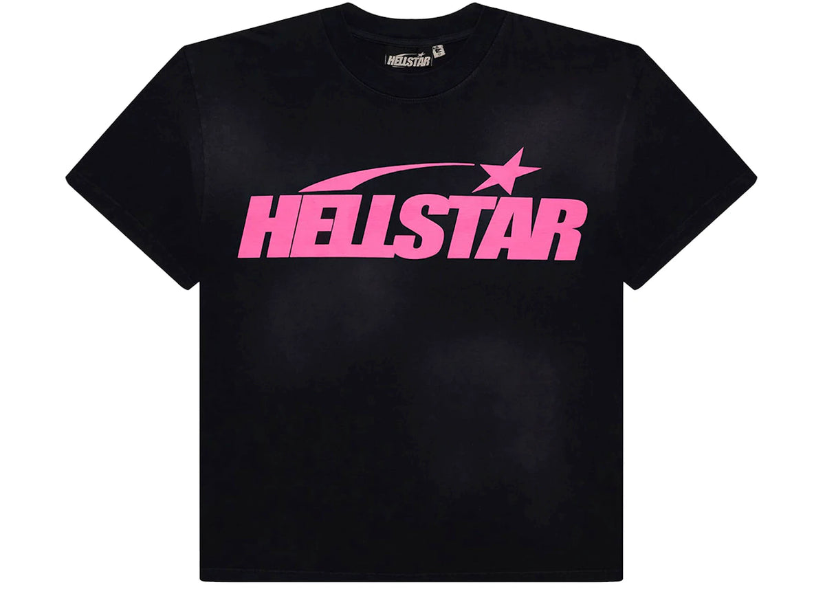 Hellstar Classic T-shirt (Regular Print) Black/Pink