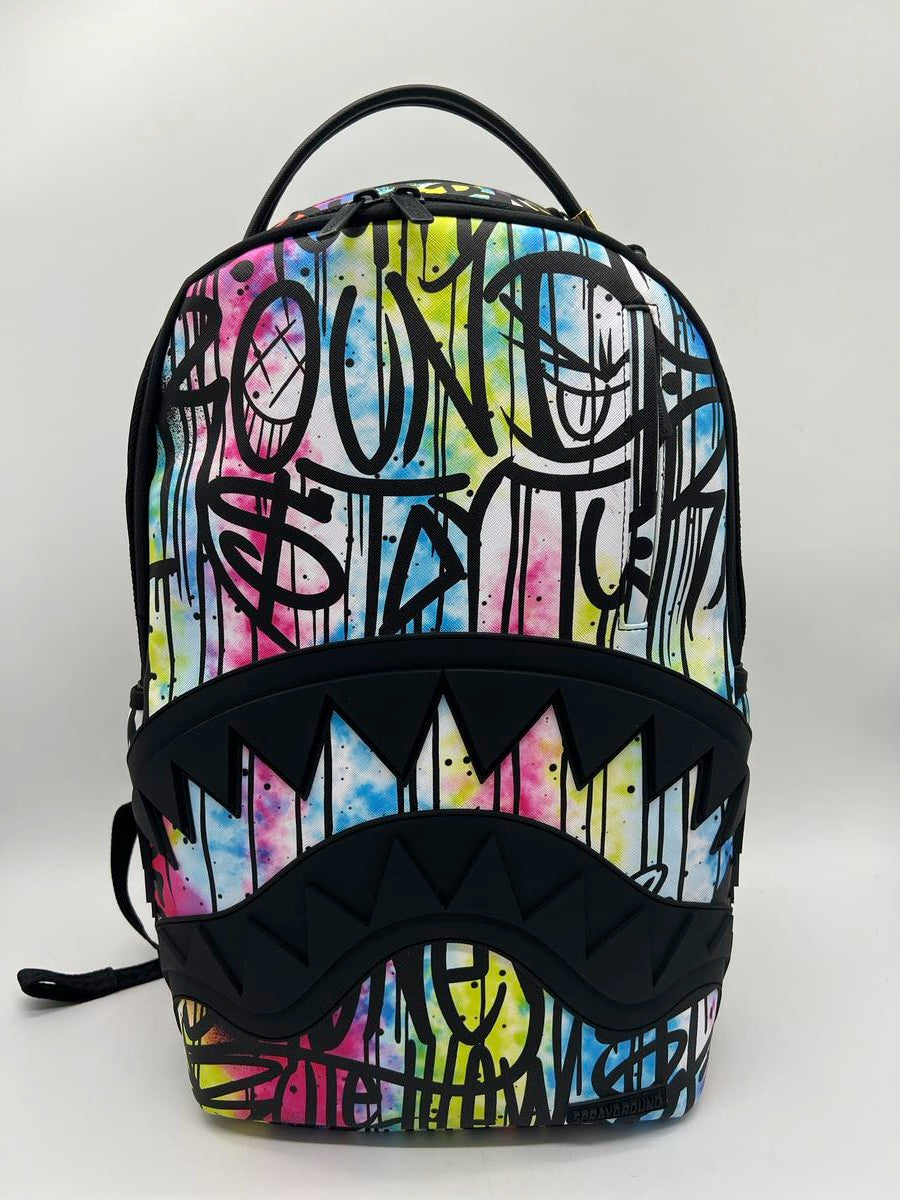 SPRAY GROUND GRAFFITI SHARKMOUTH THROWS DLXSV BACKPACK (B1295)