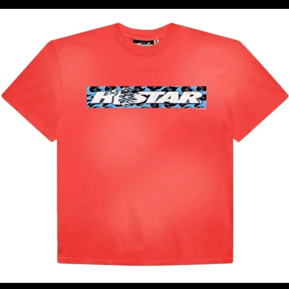 HELLSTAR RED/BLUE CAMO BOX LOGO TEE