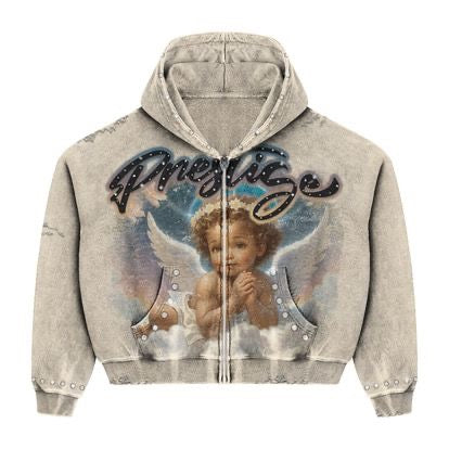 Prestige Angel Hoodie cream