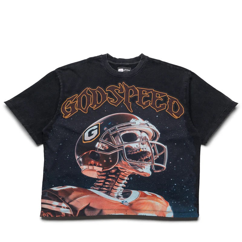 GODSPEED MORAL TEE (BLACK WASH)
