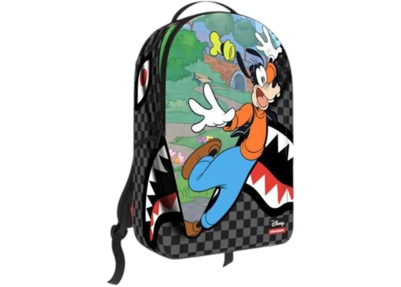 Sprayground Disney Goofy Curtain Reveal Backpack Black/Grey