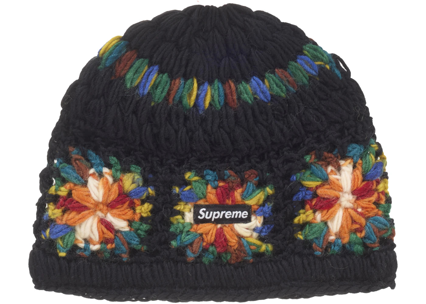 Supreme Crochet Beanie (SS25) Black