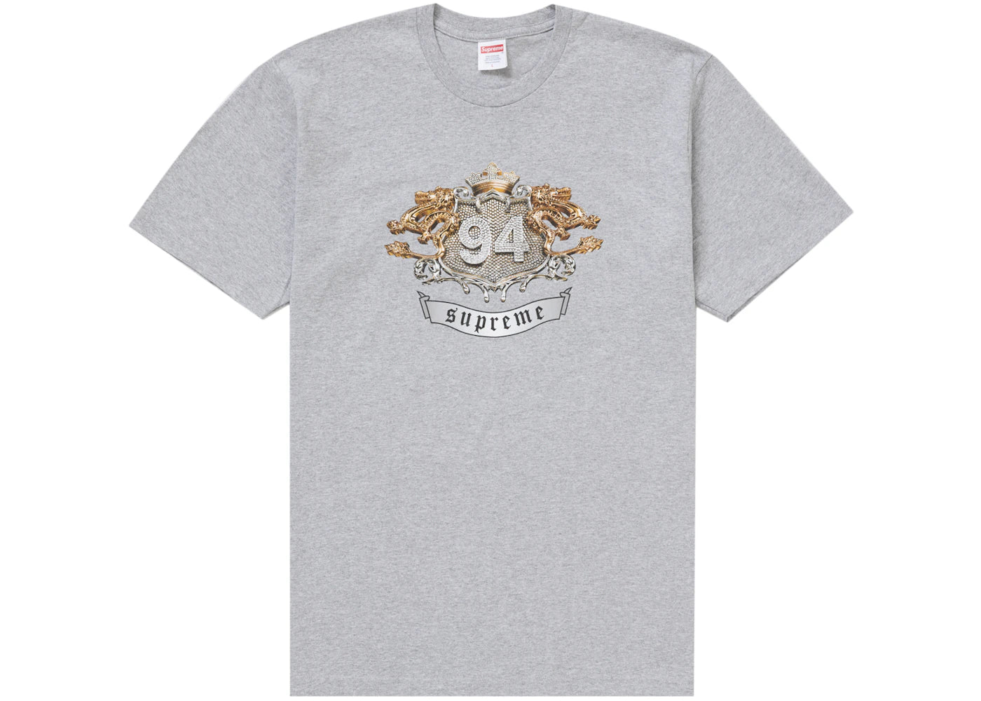 Supreme Diamonds Tee (FW24) Heather Grey