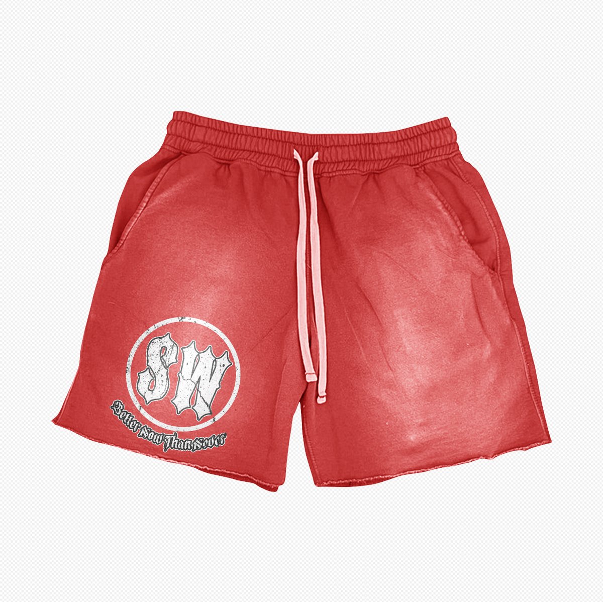 Stop Waiting Red Shorts