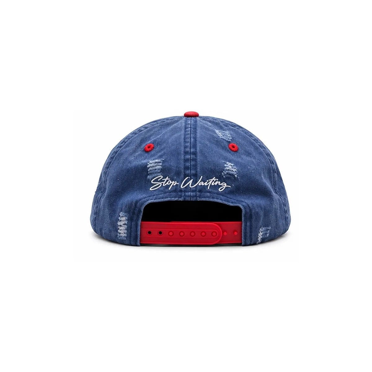 STOP WAITING Good Things Hat Blue/Red