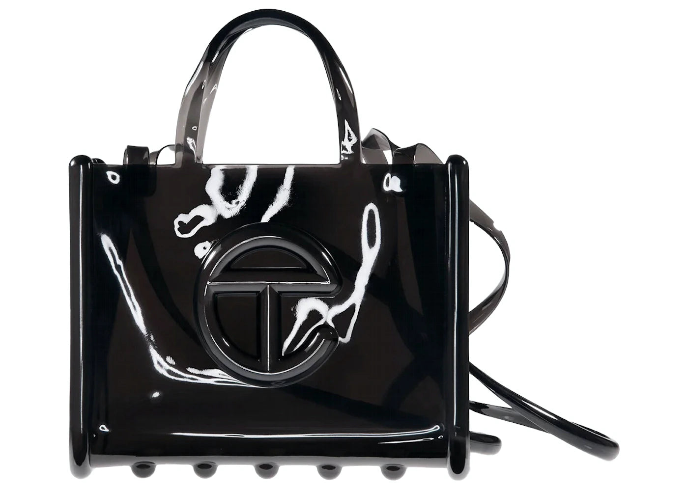 Telfar x Melissa Medium Jelly Shopper Black