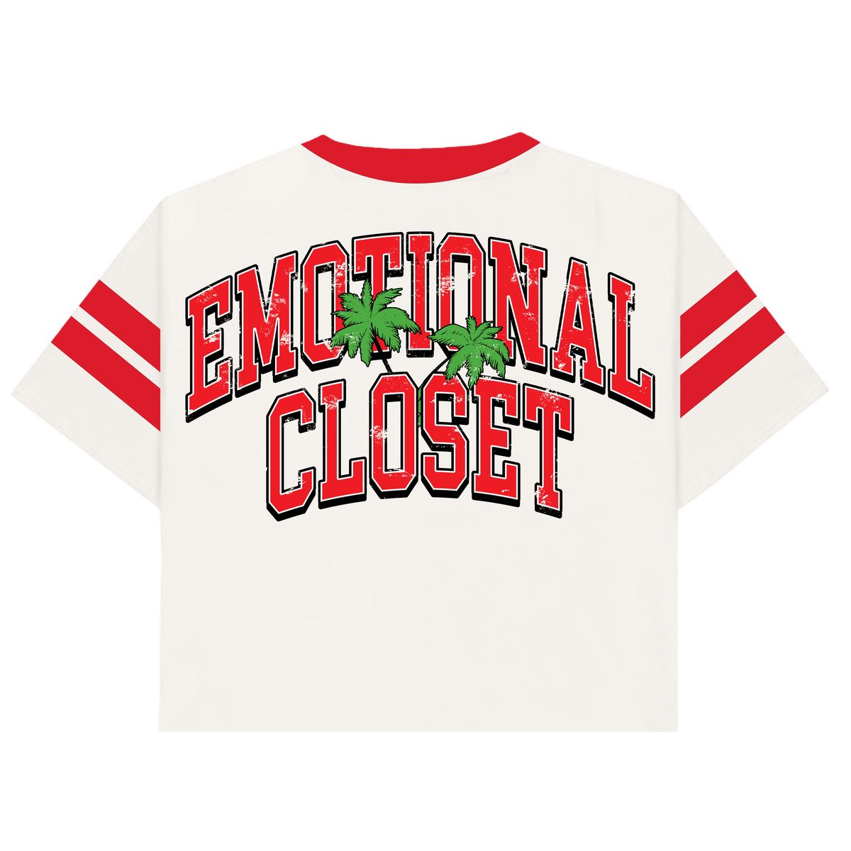 MIXED EMOTION "Beach" Cropped tee (Beach Cropped)