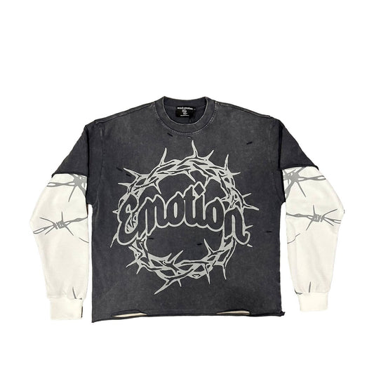 MIXED EMOTION “Barbed Wire” thermal Long Sleeve (“Barbed Wire” thermal Long Sleeve)
