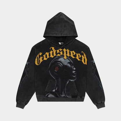 GODSPEED Alexa Hoodie (Black Wash)