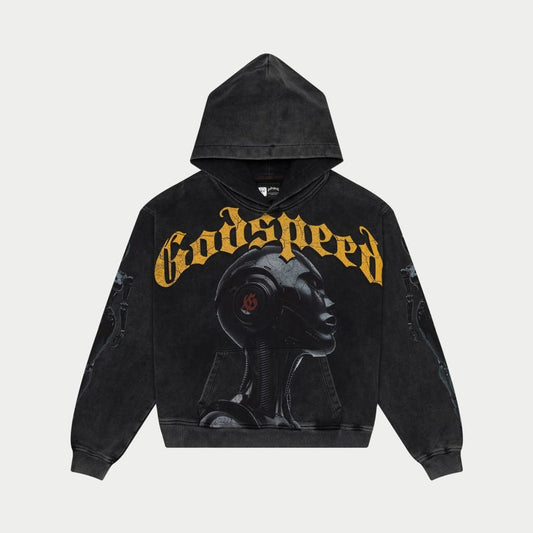 GODSPEED Alexa Hoodie (Black Wash)