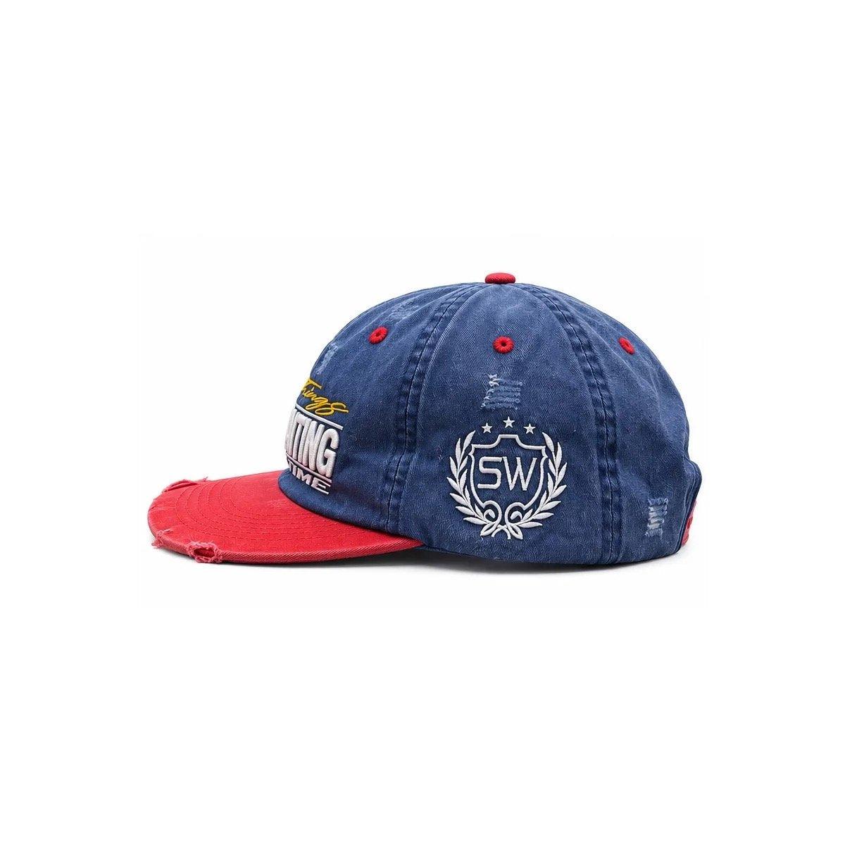 STOP WAITING Good Things Hat Blue/Red