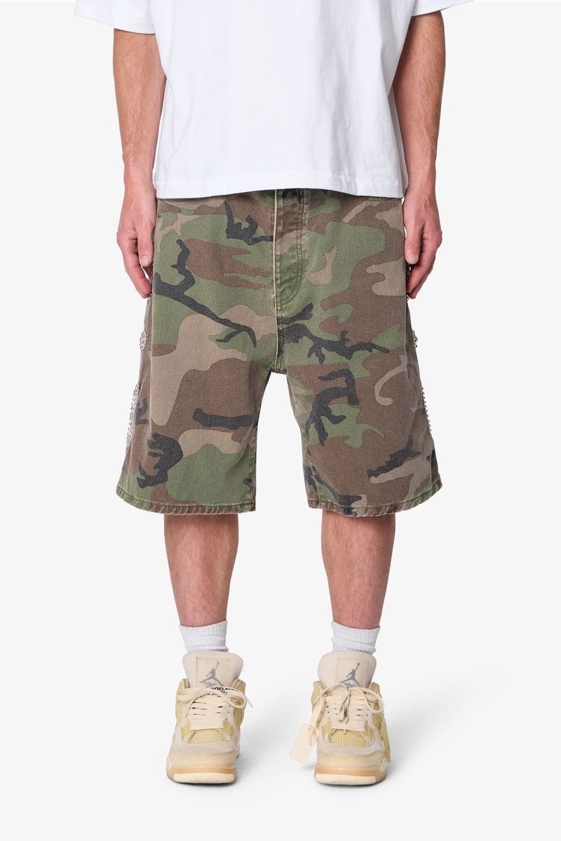 Baggy Mojave Canvas Shorts - Camo