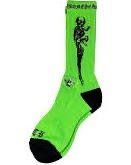 Chrome Hearts Foti Socks Neon Green ML - One size