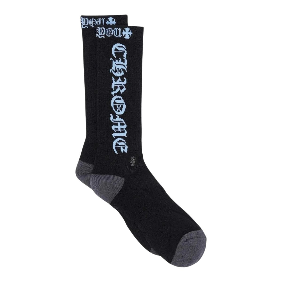 Chrome Hearts F*** You Logo Socks Black/Blue