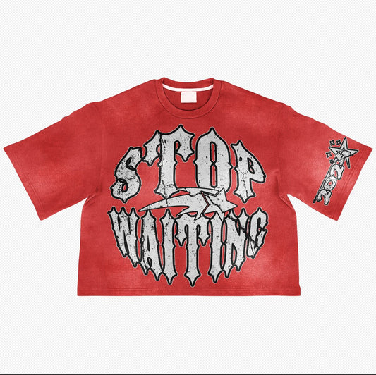 Stop waiting Red shirt