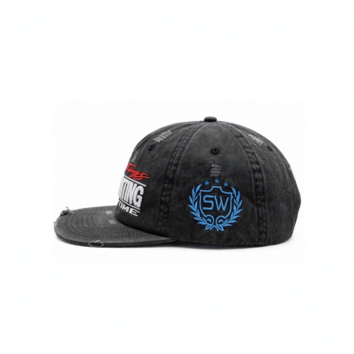 STOP WAITING Good Things Hat Washed Black