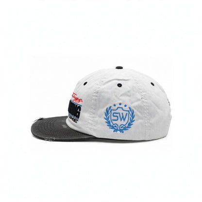 STOP WAITING  Good Things Hat White/Grey