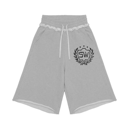 STOP WAITING VARSITY GREY SWEATSHORT