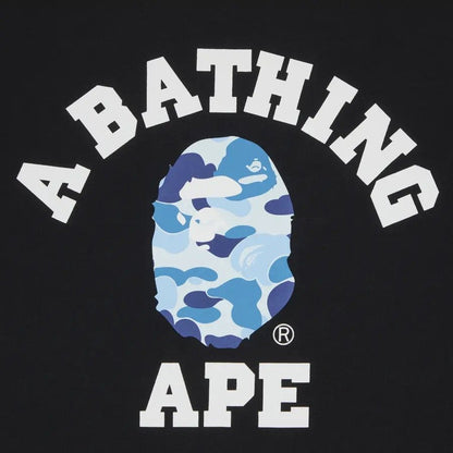 BAPE ABC Camo College Tee Black/Blue
