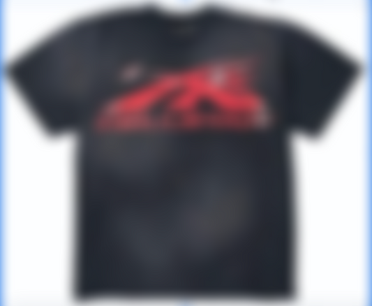 hs Black Red Logo Tee