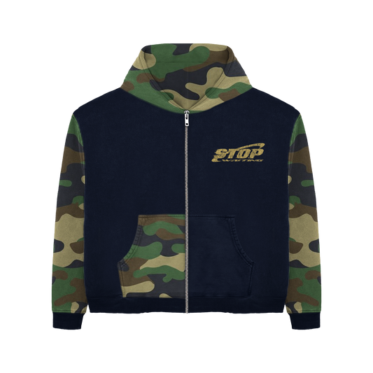 Stop Waiting Camo Hoodie