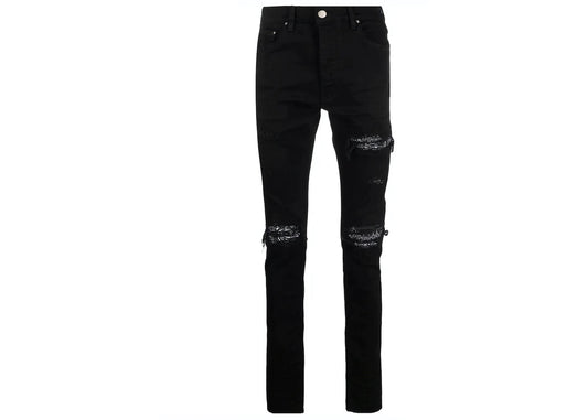 AMIRI MX1 Bandana Jeans Black