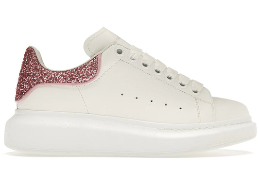 Alexander McQueen Oversized White White Pink Glitter (Women's)