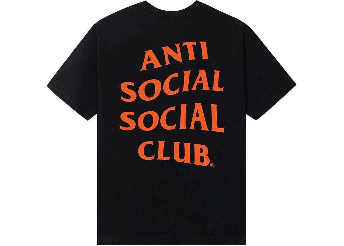 Anti Social Social Club Mind Games Tee Black/Orange