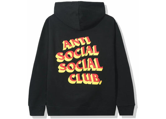 Anti Social Social Club Popcorn Hoodie Black