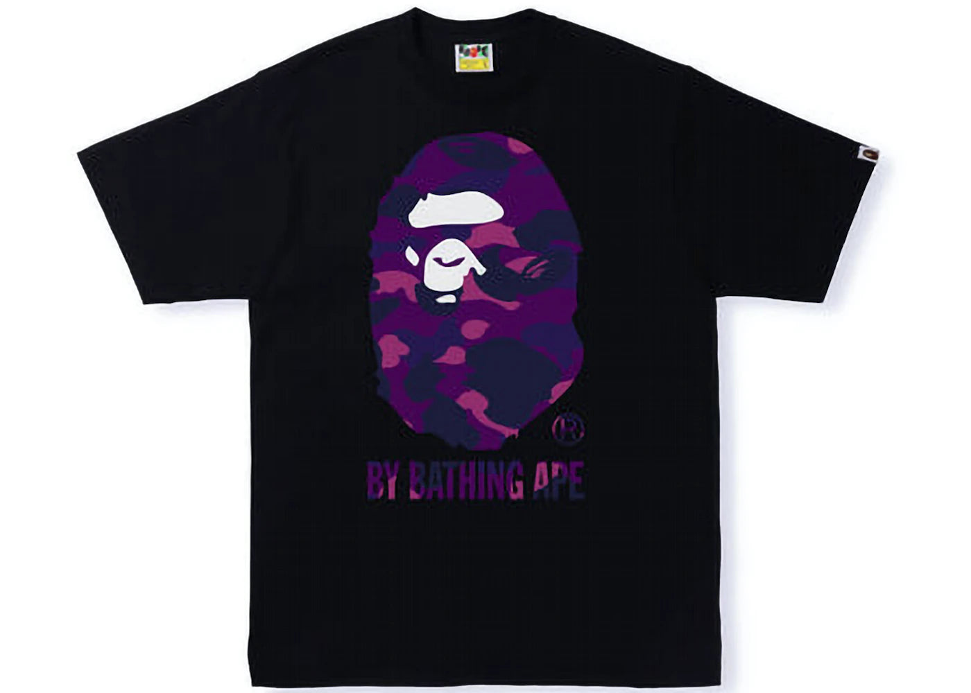 BAPE Color Camo By Bathing Ape Tee (SS22) Black Purple