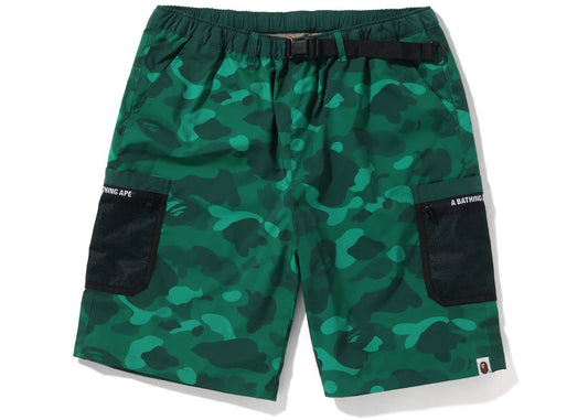 BAPE Color Camo Mesh Pocket Shorts (SS22) Green