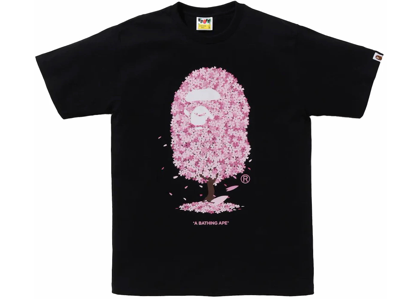 BAPE Sakura Tee (SS24) Black