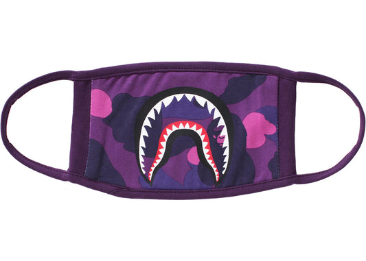 BAPE Color Camo Shark Mask Purple