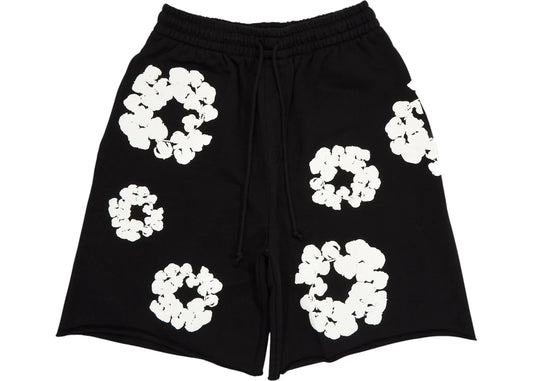 Denim Tears The Cotton Wreath Shorts Black