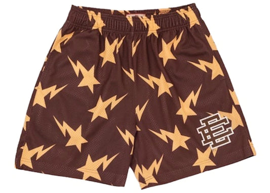 Eric Emanuel x BAPE Miami Basic Short Brown/Yellow