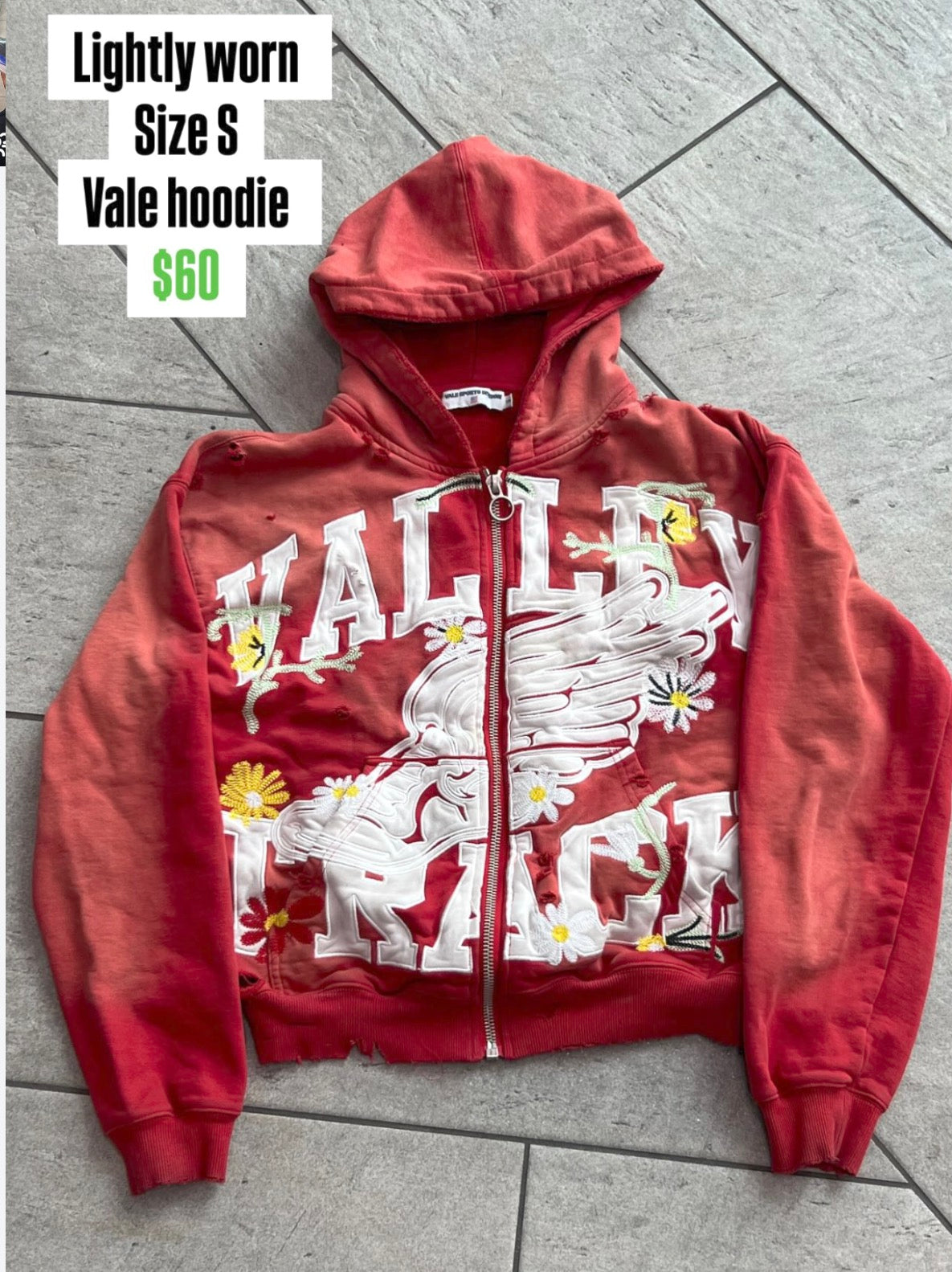 VALE HOODIE LIGHLTY WORN