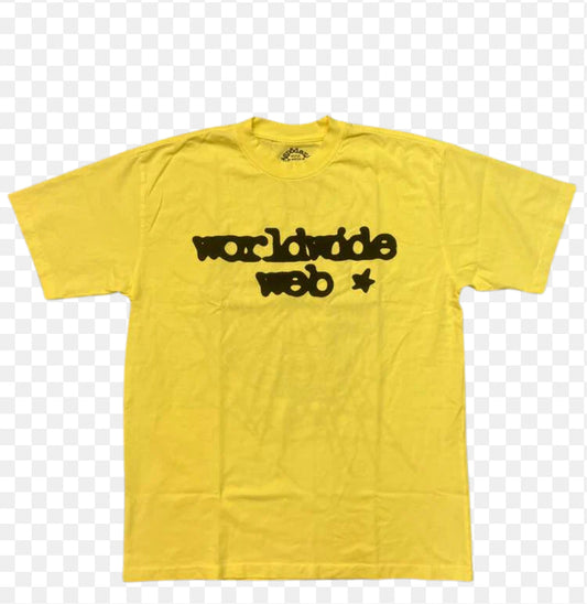 Sp5der Worldwide Web Tee Yellow/Black