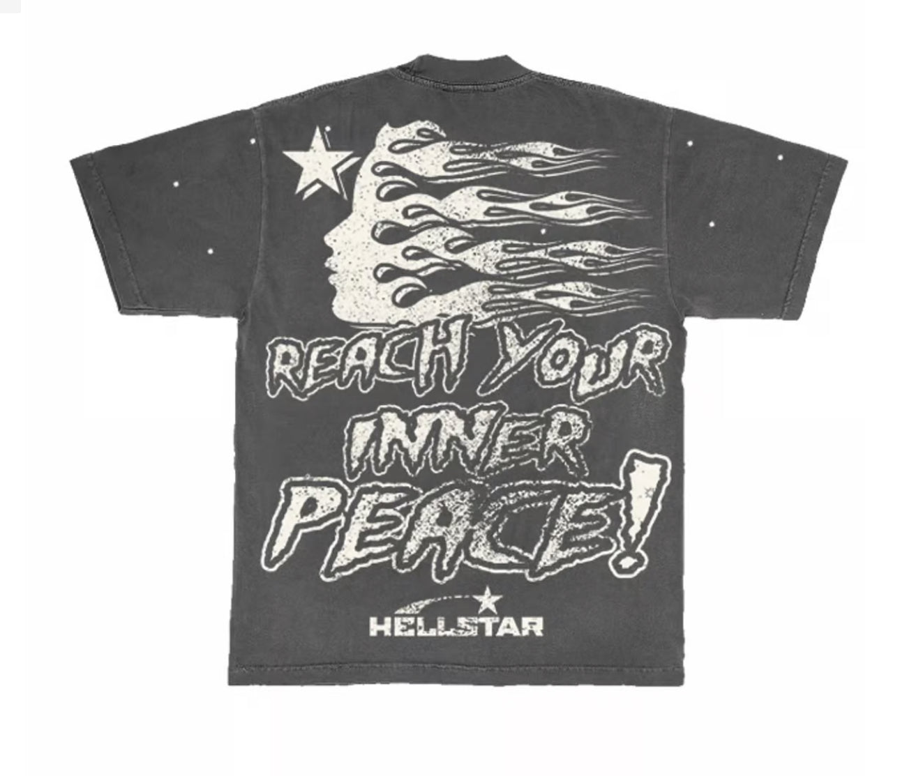 Hellstar Studios Inner Peace Short Sleeve Tee Shirt Black