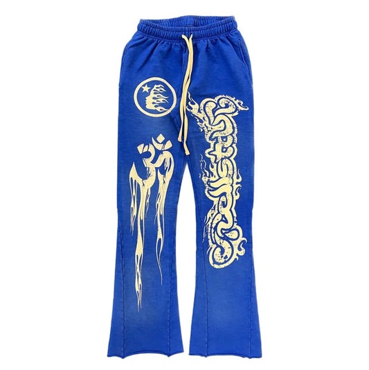 HELLSTAR STUDIOS YOGA SWEATPANTS BLUE