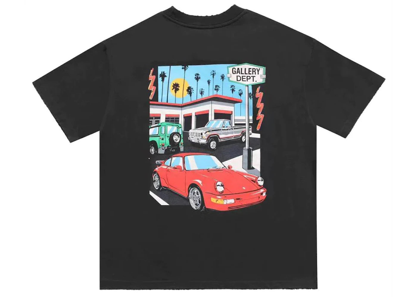 Gallery Dept. Drive Thru Boxy Fit T-shirt Black